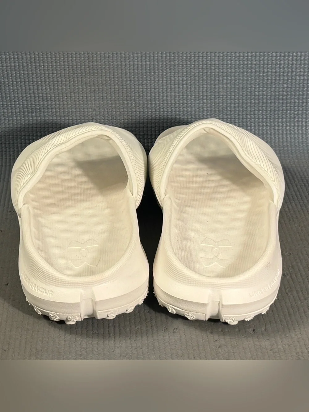 Under Armour Men’s UA FT Sway Slide 'Ivory Fog' Sandals Size 12